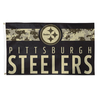Pittsburgh Steelers Digi Camo Flag - Deluxe 3' X 5'
