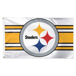 Pittsburgh Steelers Away Stripes Flag - Deluxe 3' X 5'