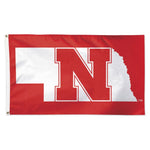 Wholesale-Nebraska Cornhuskers Flag - Deluxe 3' X 5'