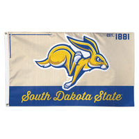 South Dakota State Jackrabbits VINTAGE Flag - Deluxe 3' X 5'