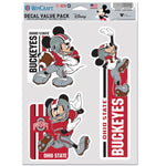 Wholesale-Ohio State Buckeyes / Disney MICKEY MOUSE FOOTBALL Multi Use 3 Fan Pack