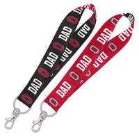 Wholesale-Ohio State Buckeyes DAD Lanyard Key Strap 1"