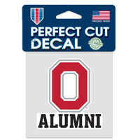 Wholesale-Ohio State Buckeyes ALUMNI Perfect Cut Color Decal 4" x 4"