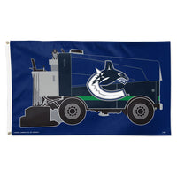 Vancouver Canucks Zamboni NHL zamboni Flag - Deluxe 3' X 5'
