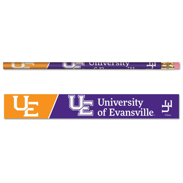Evansville Purple Aces Pencil 6-pack