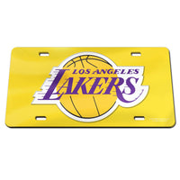 Los Angeles Lakers Specialty Acrylic License Plate