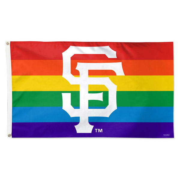 San Francisco Giants pride Flag - Deluxe 3' X 5'