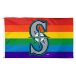 Seattle Mariners pride Flag - Deluxe 3' X 5'