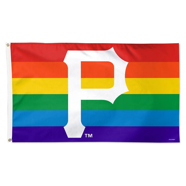 Pittsburgh Pirates pride Flag - Deluxe 3' X 5'