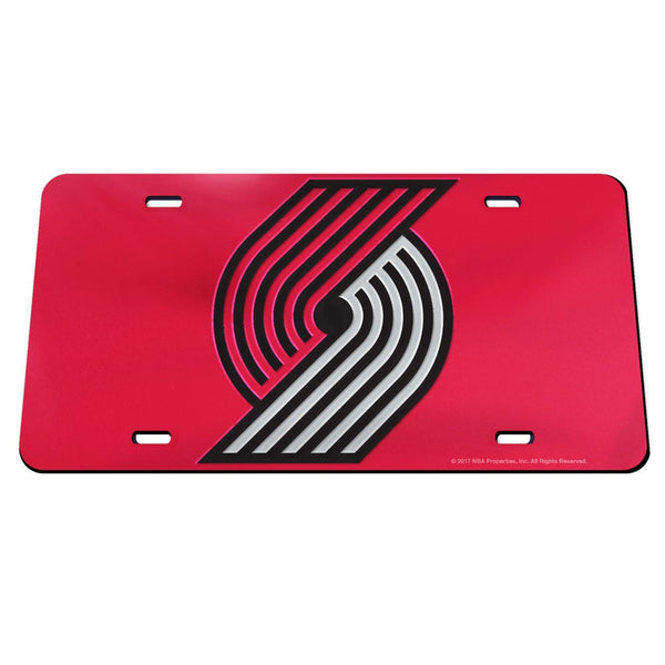 Portland Trail Blazers Specialty Acrylic License Plate