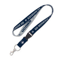 UConn Huskies Lanyard w/detachable buckle 1"