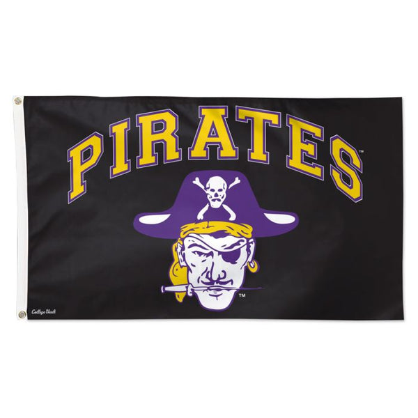 Wholesale-East Carolina Pirates /College Vault Flag - Deluxe 3' X 5'