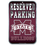 Mississippi State Bulldogs Plastic Sign 11" x 17"