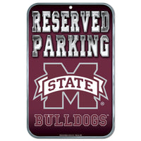 Mississippi State Bulldogs Plastic Sign 11" x 17"