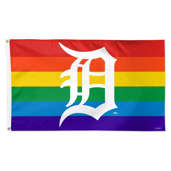 Detroit Tigers pride Flag - Deluxe 3' X 5'