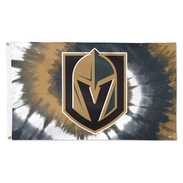 Vegas Golden Knights tie dye Flag - Deluxe 3' X 5'