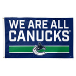 Vancouver Canucks slogan Flag - Deluxe 3' X 5'
