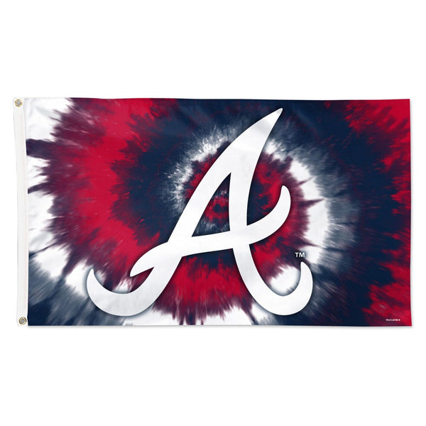 Atlanta Braves tie dye Flag - Deluxe 3' X 5'