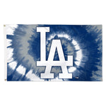 Los Angeles Dodgers Tie Dye Flag - Deluxe 3' X 5'