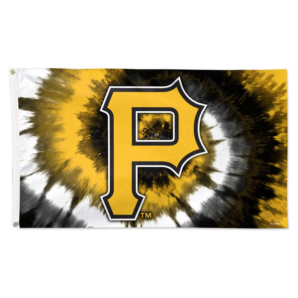 Pittsburgh Pirates tie dye Flag - Deluxe 3' X 5'