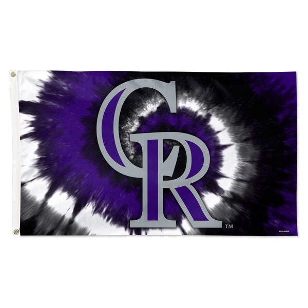 Colorado Rockies tie dye Flag - Deluxe 3' X 5'