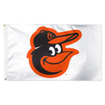 Baltimore Orioles white Flag - Deluxe 3' X 5'