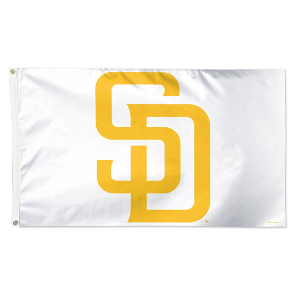 San Diego Padres white Flag - Deluxe 3' X 5'