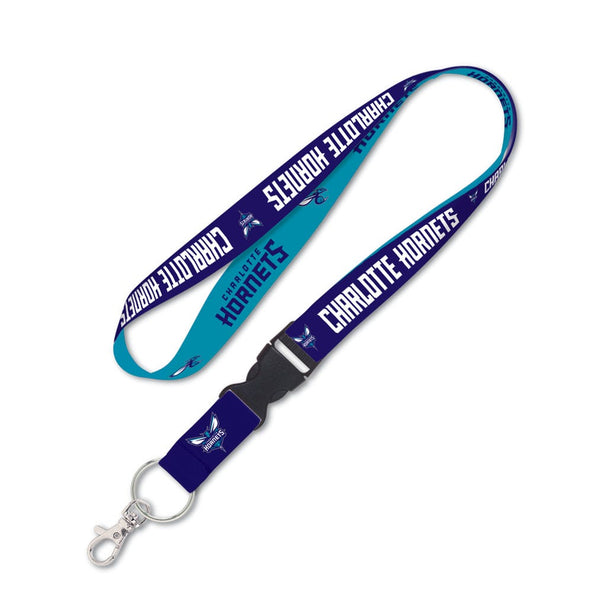 Charlotte Hornets Lanyard w/detachable buckle 1"