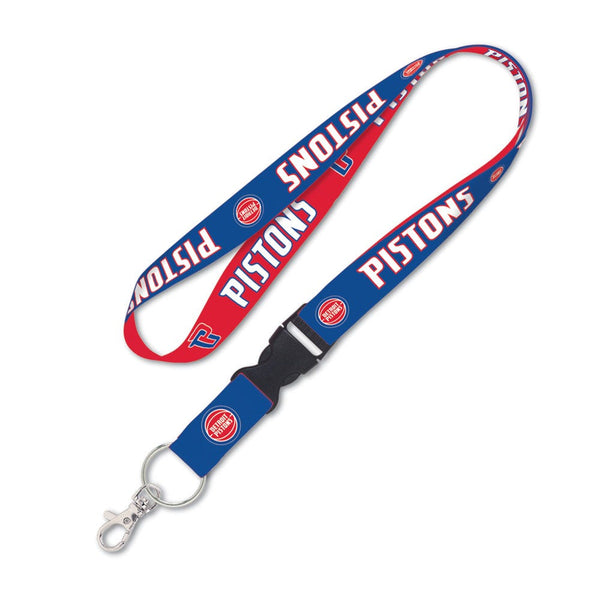 Detroit Pistons Lanyard w/detachable buckle 1"