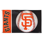 San Francisco Giants ball Flag - Deluxe 3' X 5'