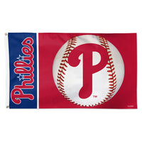 Philadelphia Phillies ball Flag - Deluxe 3' X 5'