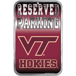 Wholesale-Virginia Tech Hokies Reserved Parking Plastic Sign 11" x 17"