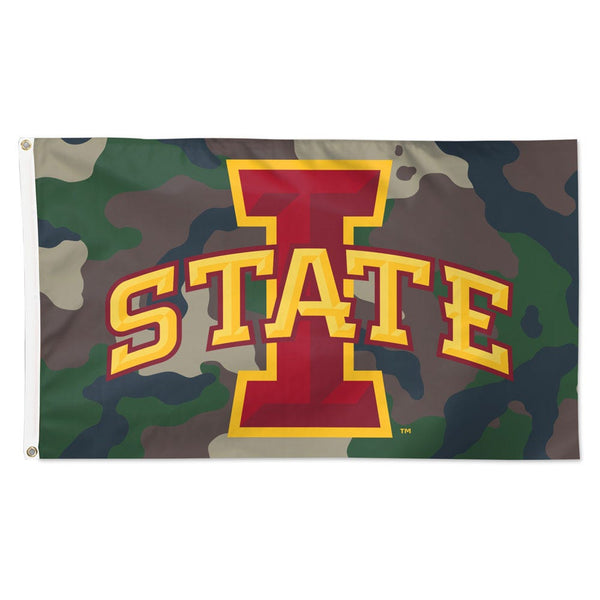 Iowa State Cyclones Camo Flag - Deluxe 3' X 5'