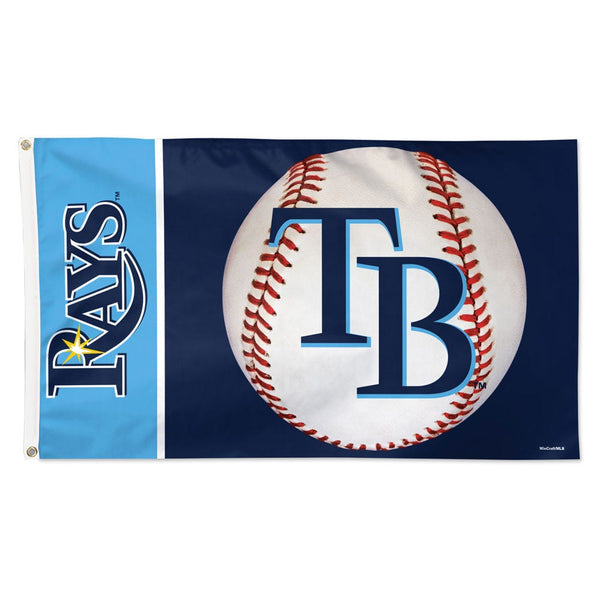 Tampa Bay Rays ball Flag - Deluxe 3' X 5'