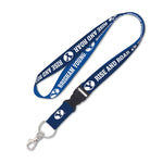 Brigham Young Cougars RISE AND ROAR Lanyard w/detachable buckle 1"