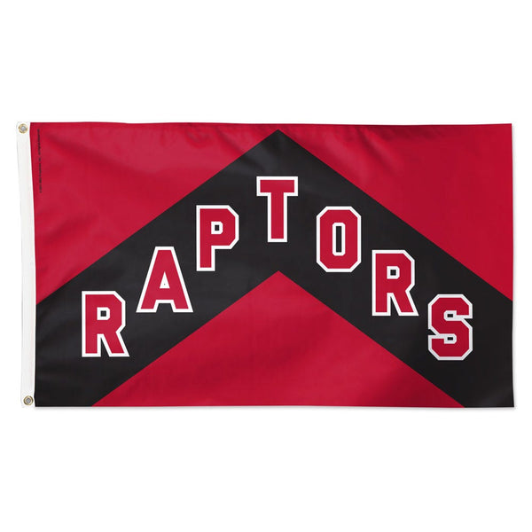 Toronto Raptors Horizontal Stripe Flag - Deluxe 3' X 5'