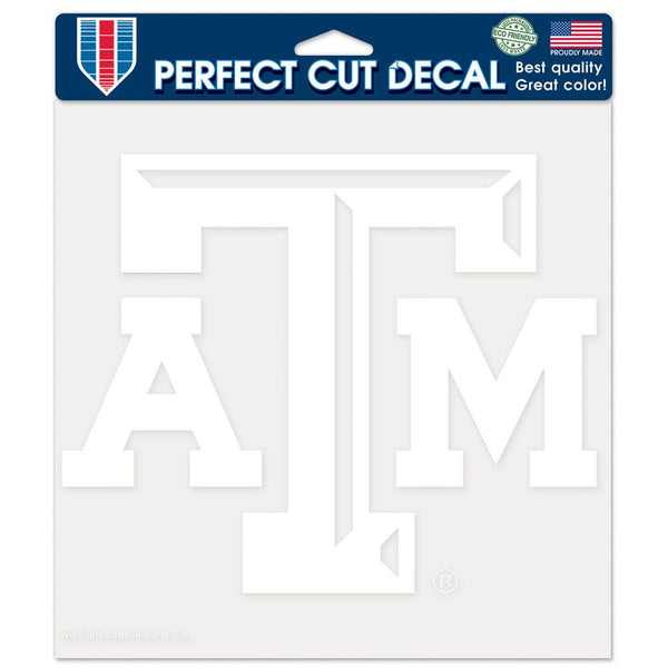 Texas A&M Aggies Perfect Cut Decals 8" x 8"