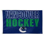 Vancouver Canucks LOCATION Flag - Deluxe 3' X 5'