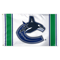 Vancouver Canucks Vertical stripe alternate Flag - Deluxe 3' X 5'