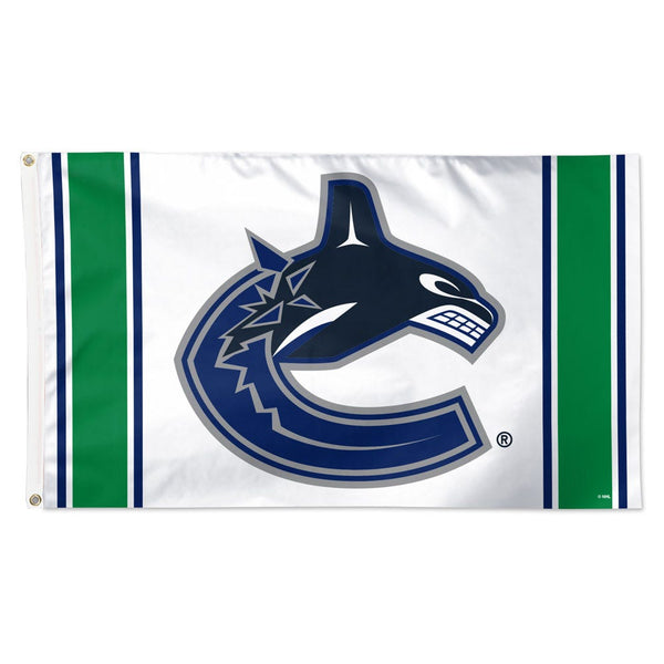 Vancouver Canucks Vertical stripe alternate Flag - Deluxe 3' X 5'