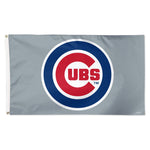 Chicago Cubs grey Flag - Deluxe 3' X 5'