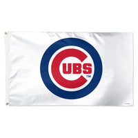 Chicago Cubs white Flag - Deluxe 3' X 5'