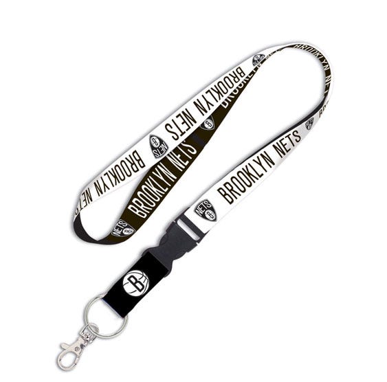 Brooklyn Nets Lanyard w/detachable buckle 1"
