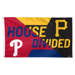 Philadelphia Phillies / Pittsburgh Pirates house divided Flag - Deluxe 3' X 5' House Divided MLB