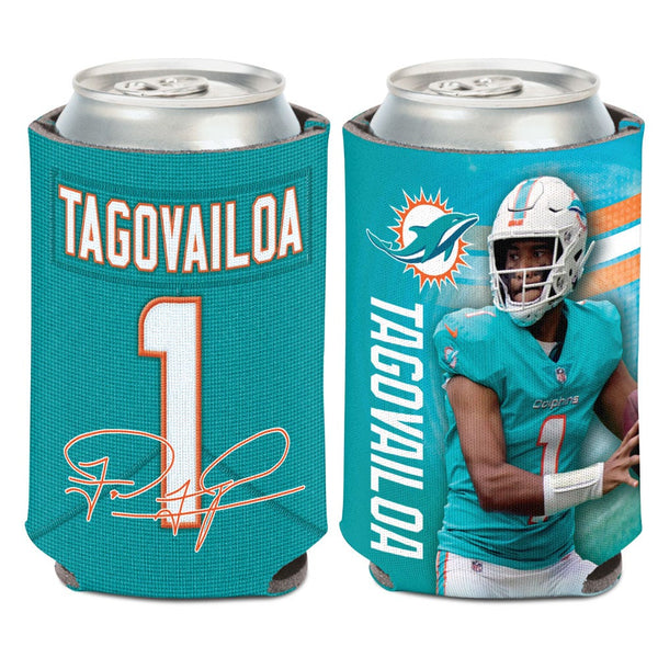 Miami Dolphins Can Cooler 12 oz. Tua Tagovailoa