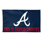 Atlanta Braves slogan Flag - Deluxe 3' X 5'
