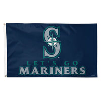 Seattle Mariners slogan Flag - Deluxe 3' X 5'