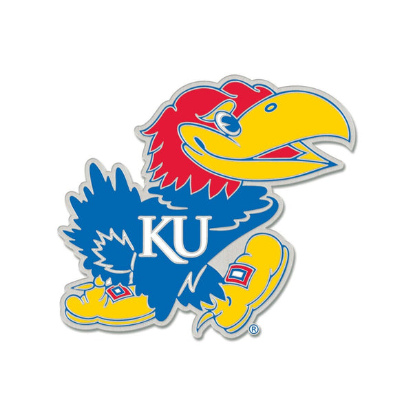 Kansas Jayhawks Collector Enamel Pin Jewelry Card