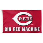 Cincinnati Reds slogan Flag - Deluxe 3' X 5'