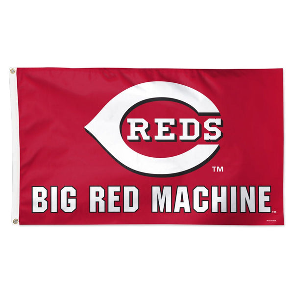 Cincinnati Reds slogan Flag - Deluxe 3' X 5'